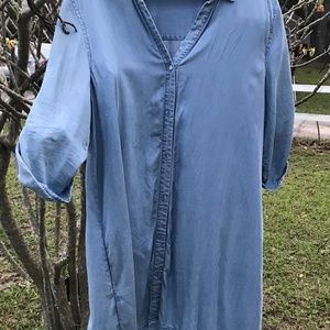 Nine West  Denim Artists Overshirt Size XL